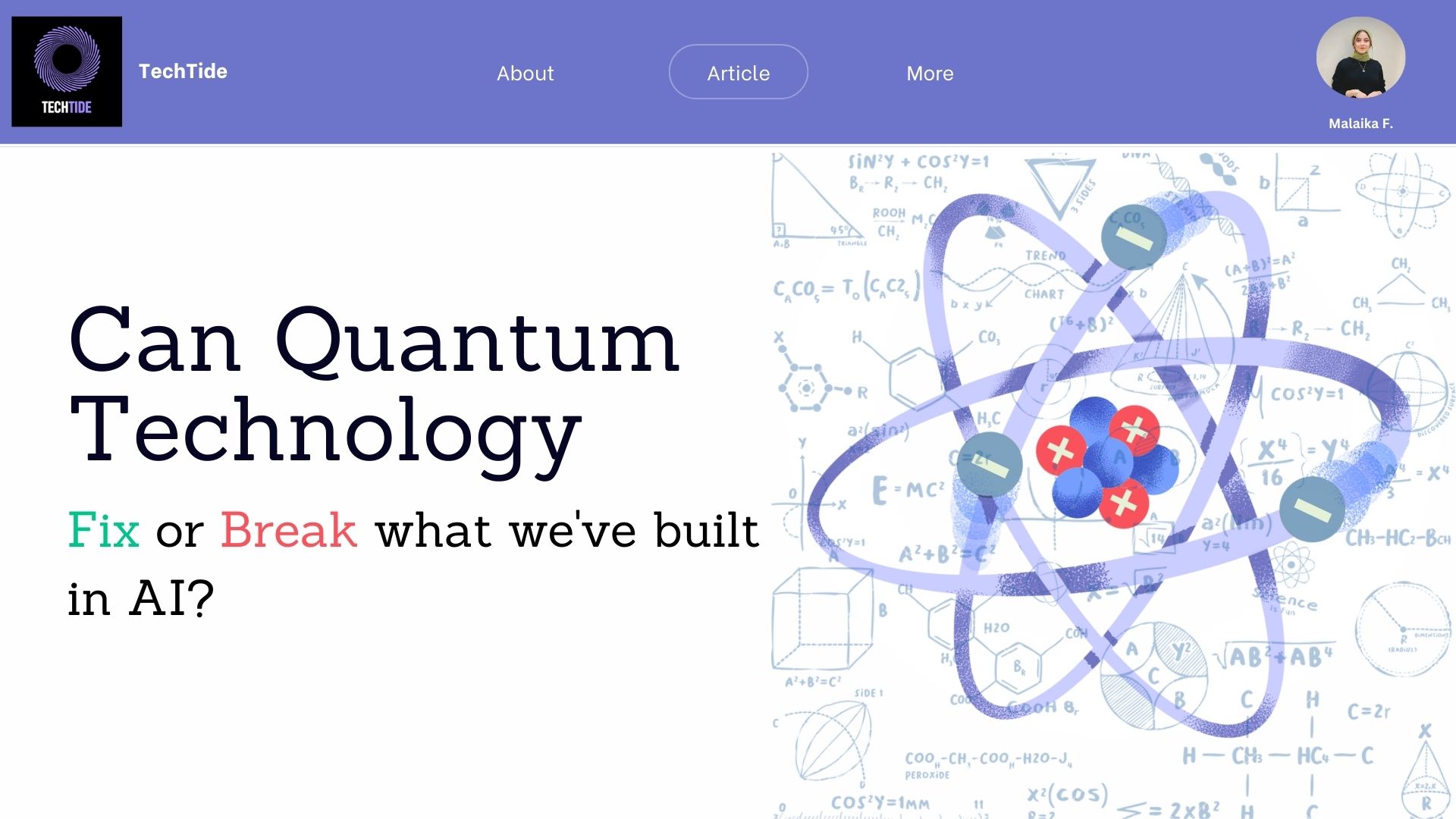 Quantum Computing can break or save AI