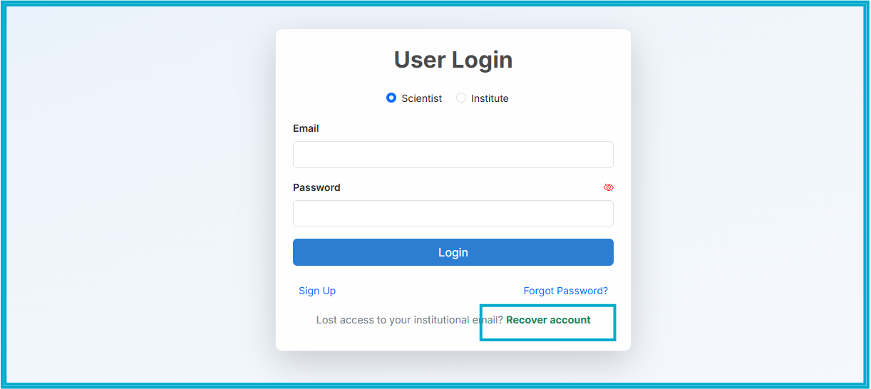 How to Recover Account