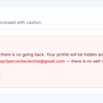 How to deactivate your TOPSCINET account